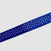 Listón azul rey con puntos blancos (precio por metro)