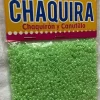 Chaquira verde pistache brillante