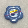Botón con forma de flor azul de 2 orificios, diámetro de 1.5 cm (precio por botón) - Imagen 2
