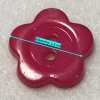 Botón con forma de flor rosa mexicano de 2 orificios, diámetro de 1.5 cm (precio por botón) - Imagen 2
