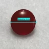 Botón circular ligeramente abultado rojo, se sujeta por atrás, diámetro de 1 cm (precio por botón) - Imagen 3