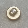Botón circular ligeramente abultado durazno, se sujeta por atrás, diámetro de 1 cm (precio por botón) - Imagen 2