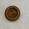 Circular café obscuro con relieve en la orilla, 1.5 cm de diámetro (precio por botón)