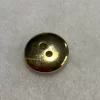 Botones metálicos circulares planos con 2 orificios, 1.5 cm de diámetro (precio por botón)