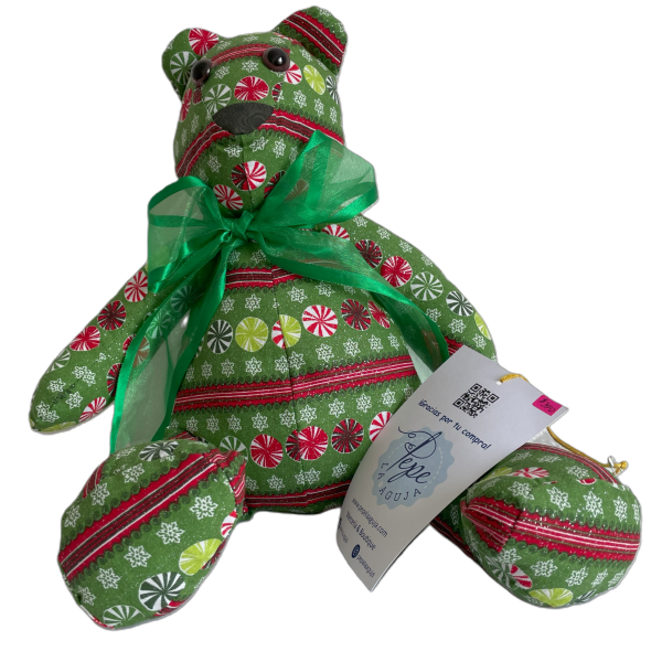 Oso de tela hecho a mano