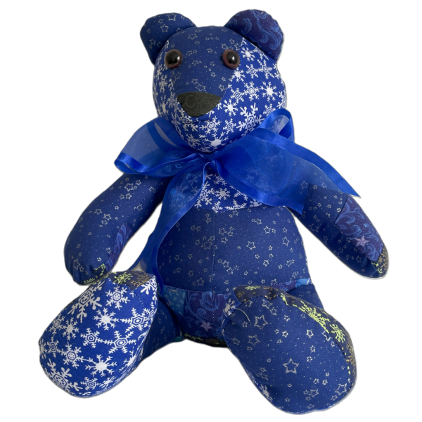 Oso de tela hecho a mano