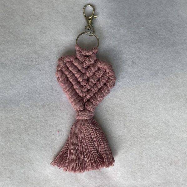 Llavero de macramé