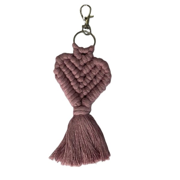 Llavero de macramé