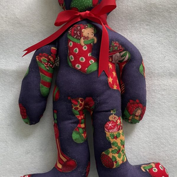 Oso de tela hecho a mano