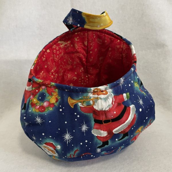 Canasta de tela hecha a mano