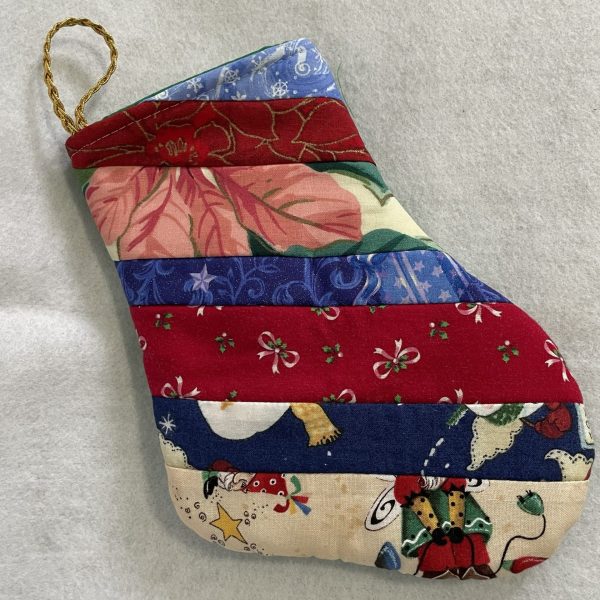 Botita navideña hecha a mano