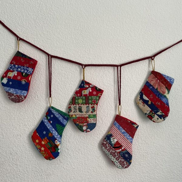 Colgante de botitas navideñas