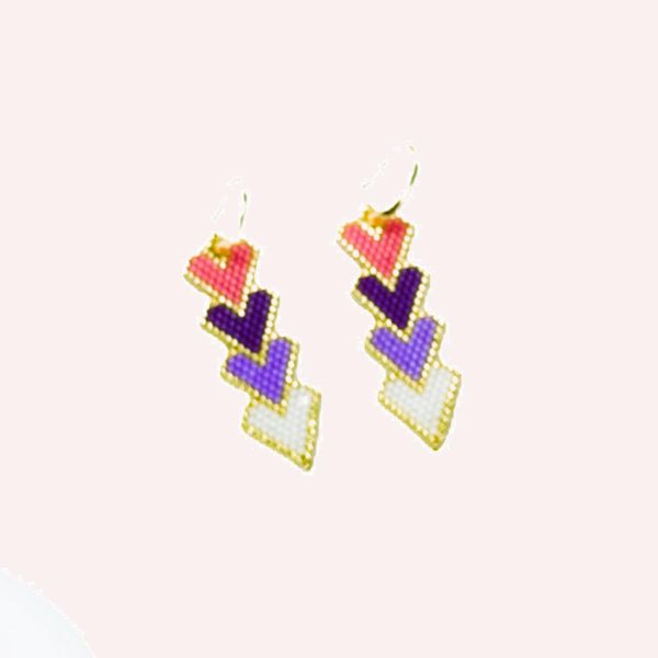 Aretes de miyuki
