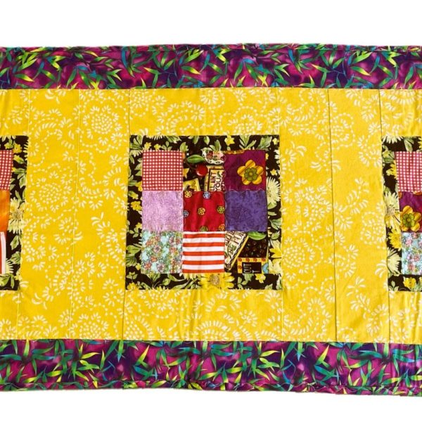 Camino de mesa patchwork