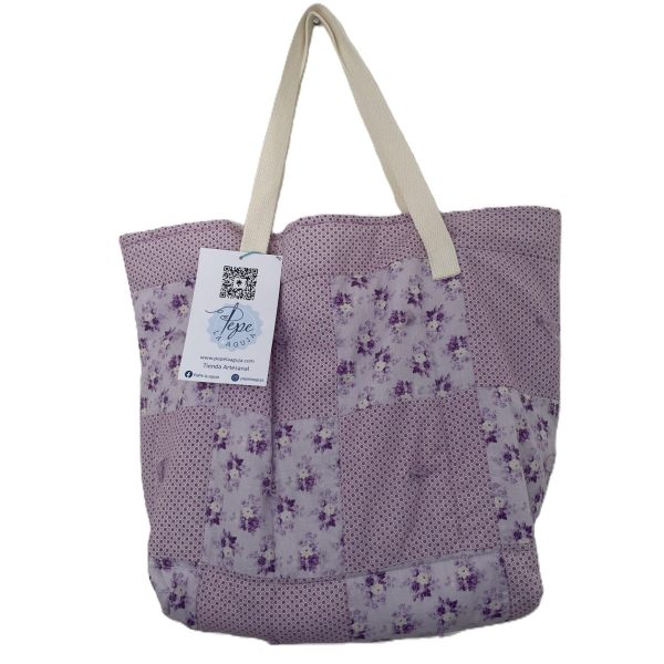 Bolsa tipo pañalera hecha a mano