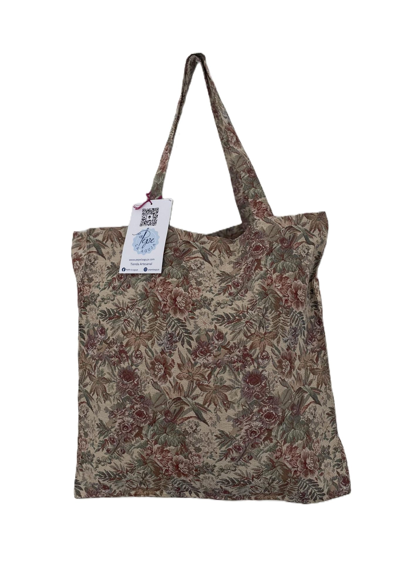 Bolsa tipo tote hecha a mano