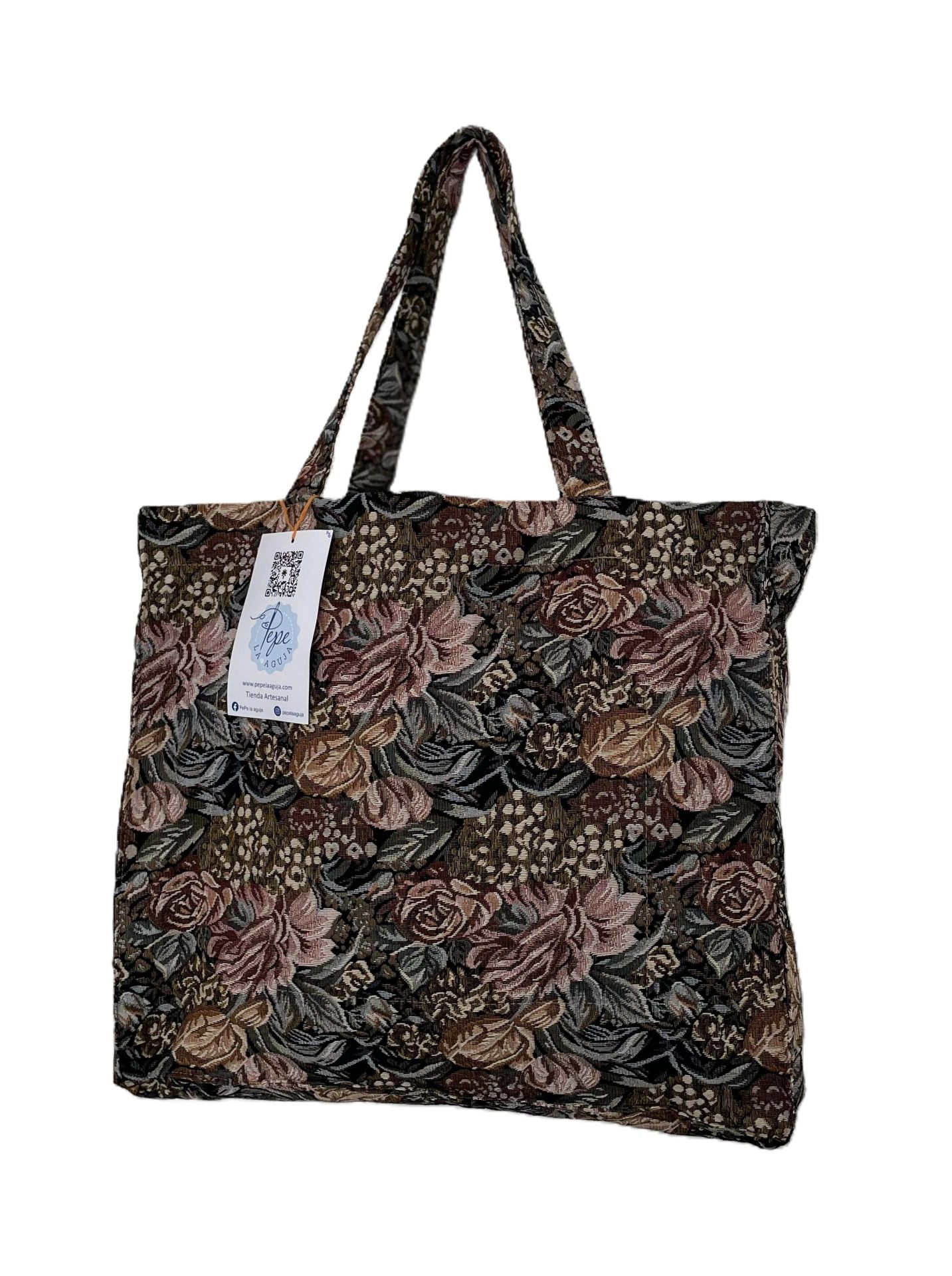 Bolsa tipo tote hecha a mano